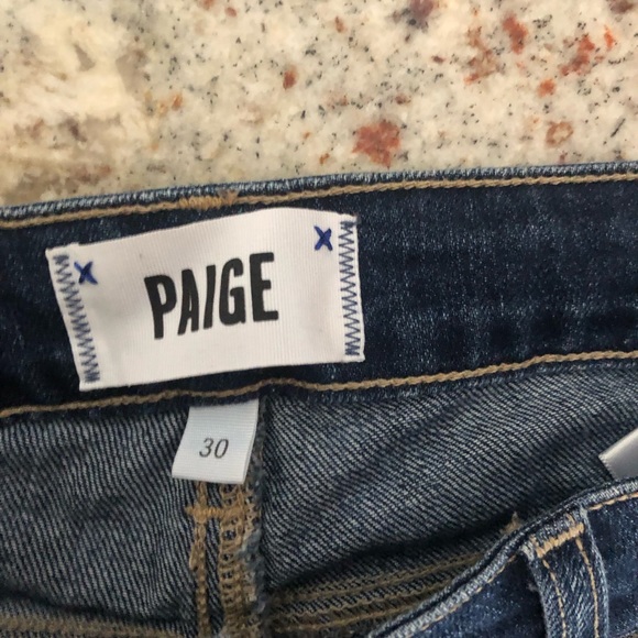 Paige Jean shorts worn 1x - Picture 2 of 3
